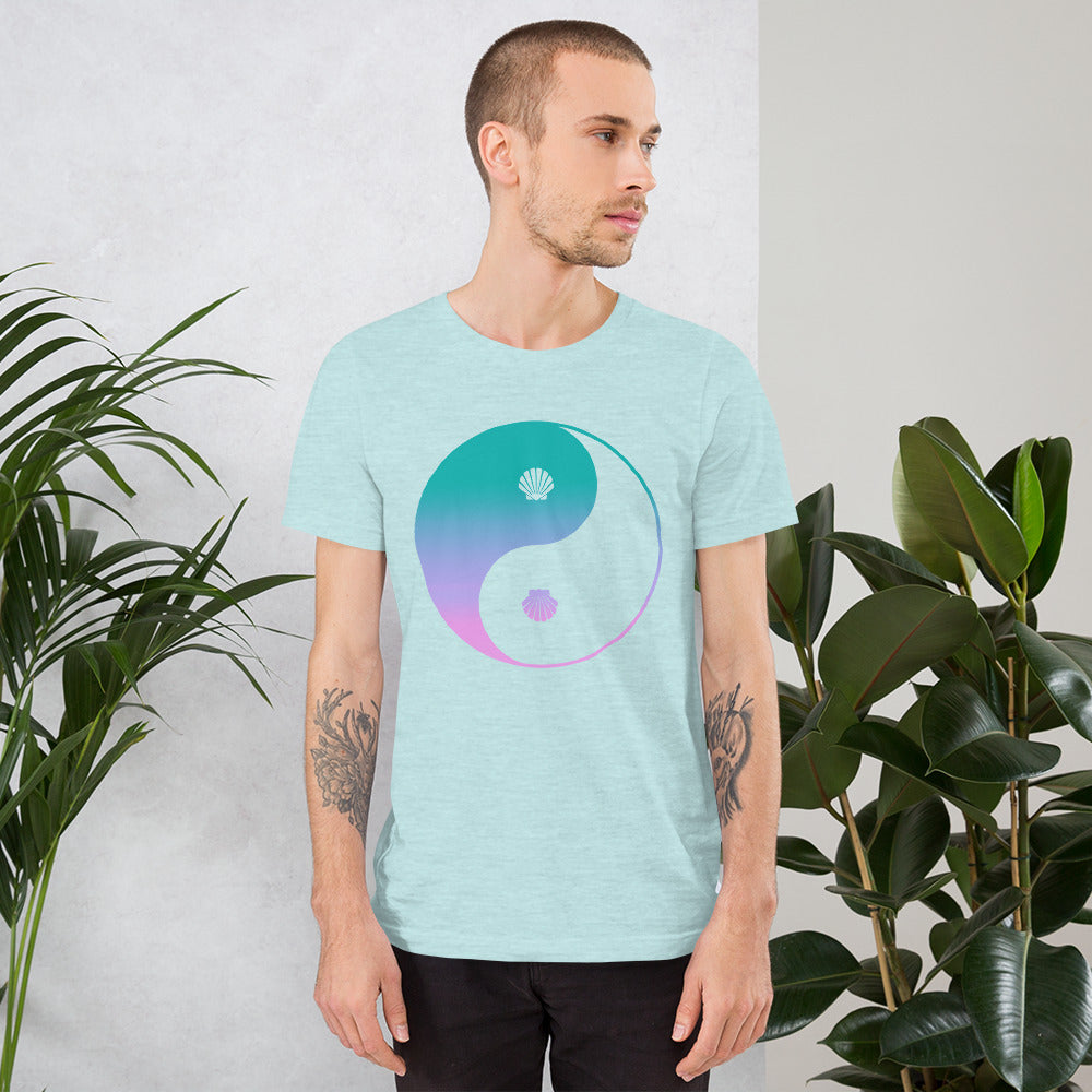 Seashell Yin Yang Unisex T-shirt
