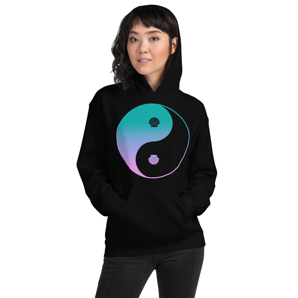 Seashell Yin Yang Unisex Hoodie