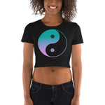 Seashell Yin Yang Crop Tee