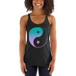 Seashell Yin Yang Women's Racerback Tank