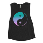 Seashell Yin Yang Ladies’ Muscle Tank