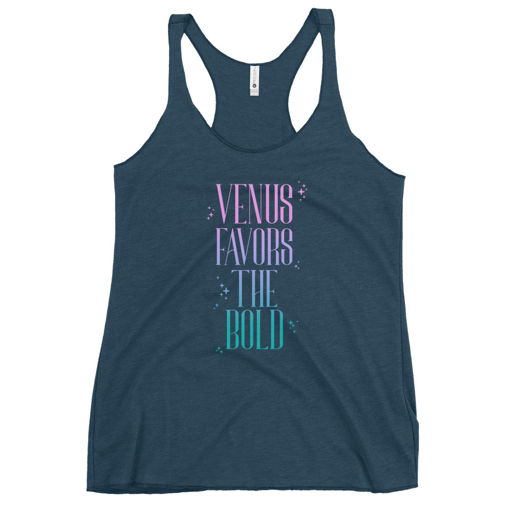 Venus Favors the Bold Women's Racerback Tank