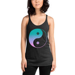 Seashell Yin Yang Women's Racerback Tank