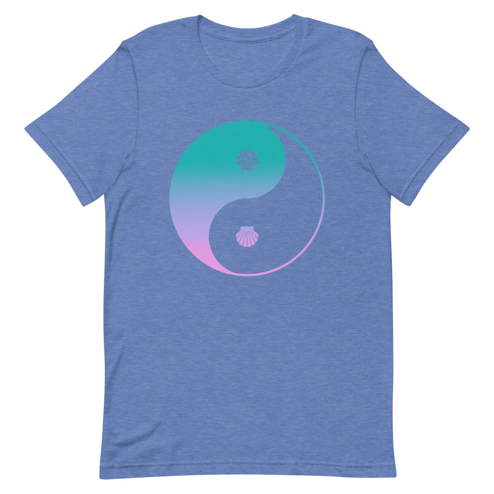 Seashell Yin Yang Unisex T-shirt
