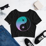 Seashell Yin Yang Crop Tee