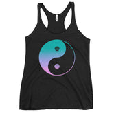 Seashell Yin Yang Women's Racerback Tank