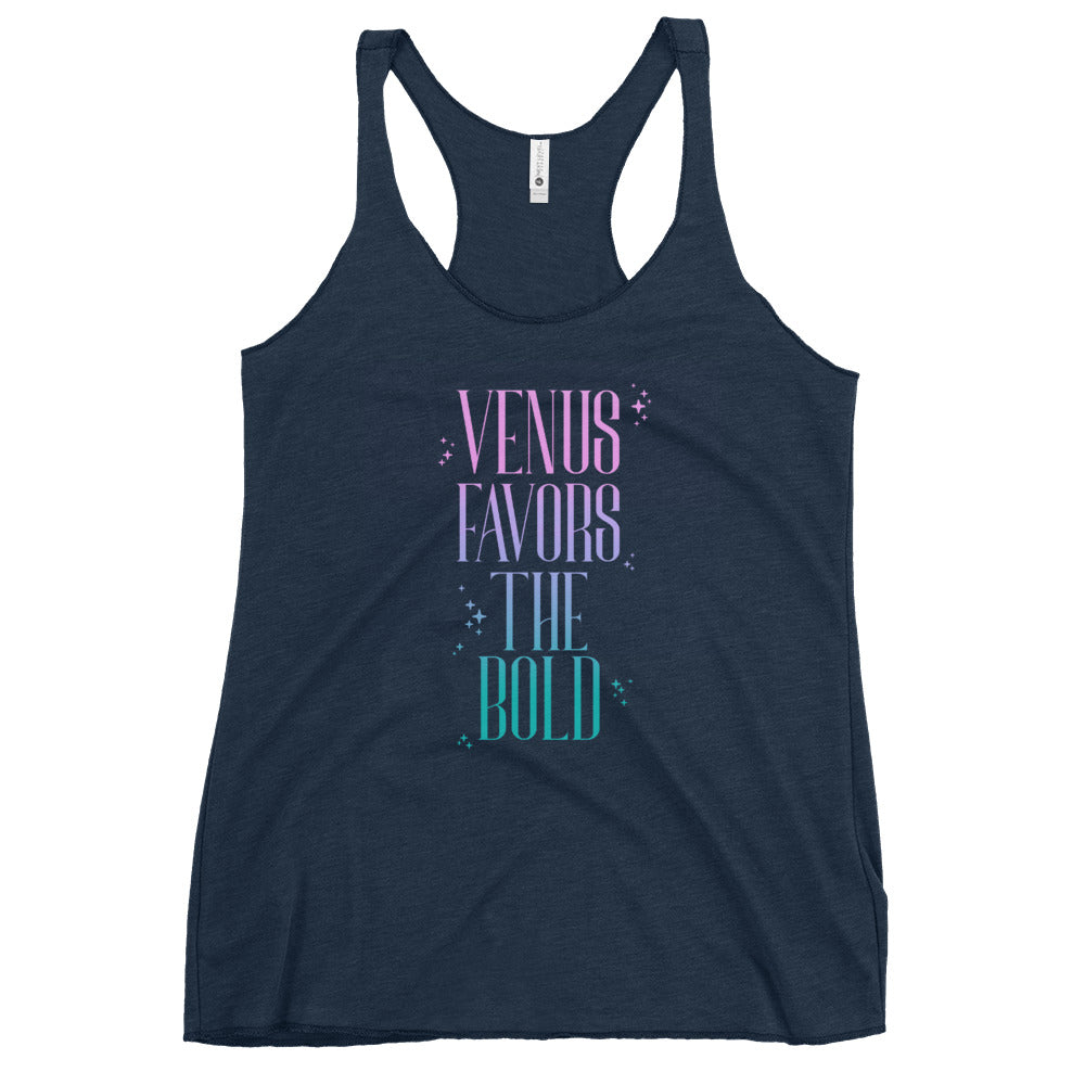 Venus Favors the Bold Women's Racerback Tank