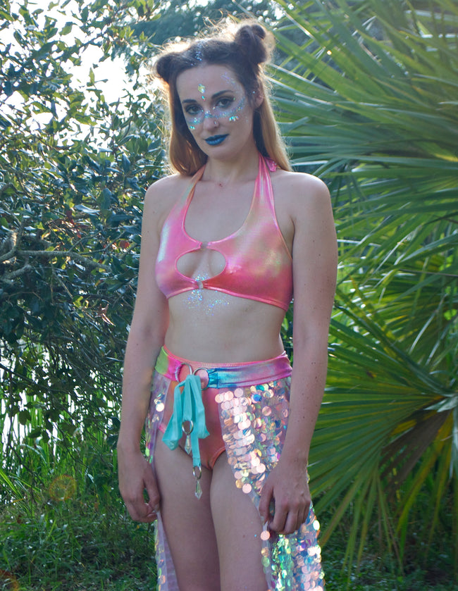 Mermaid Tears Sequin Maxi Skirt | MTO