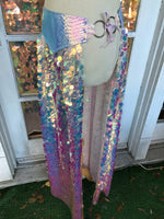 Opal Dragon Warrior Sequin Maxi Skirt - S/M (adjustable)