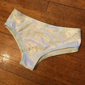 Silver Holographic Bottoms - M/L