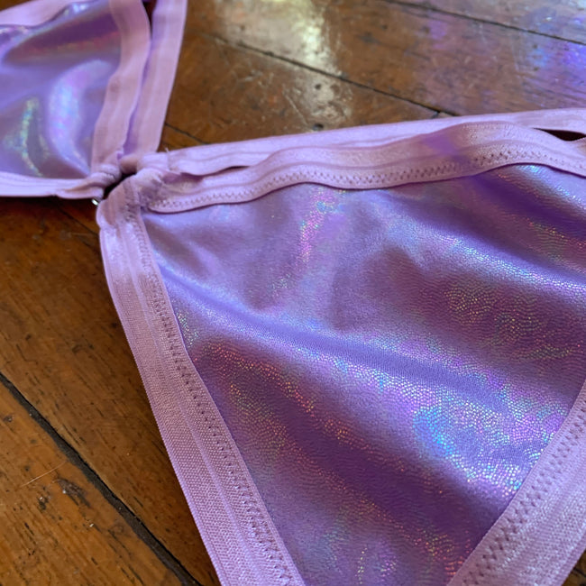 Lilac Daydreams Triangle Harness Top - MTO