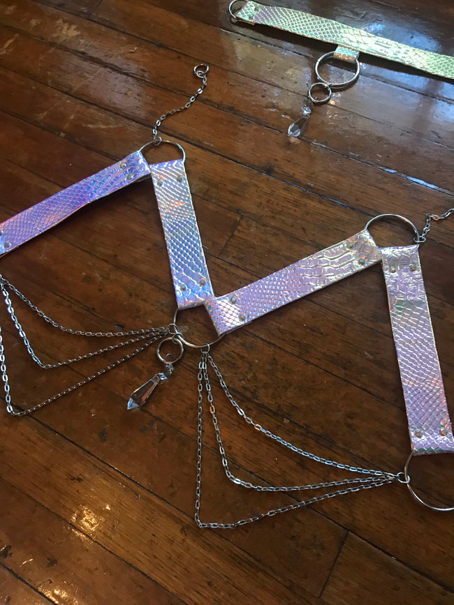 Unicorn Opal Crystal Harness Set - MTO