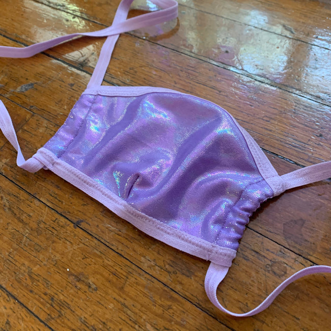 Lilac Daydream Dual-Tie Face Mask