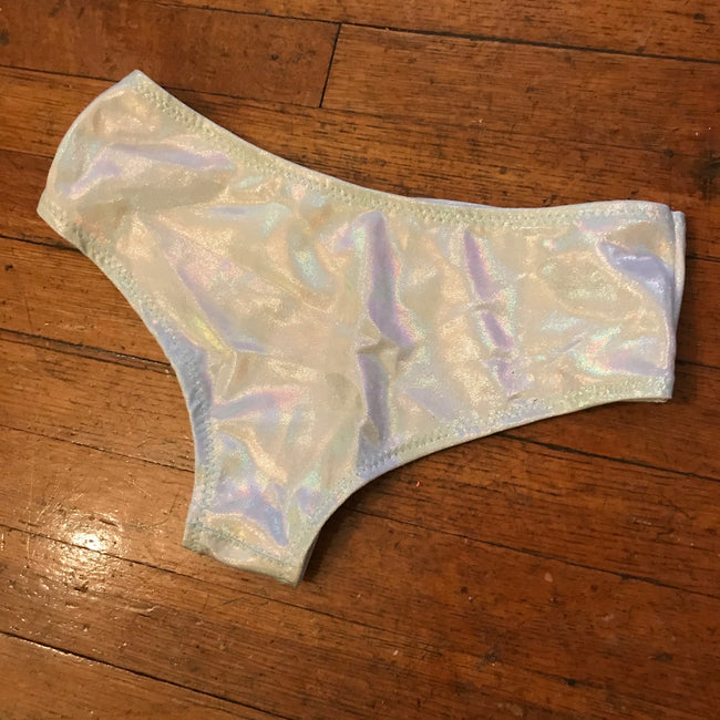 Silver Holographic Bottoms - M/L
